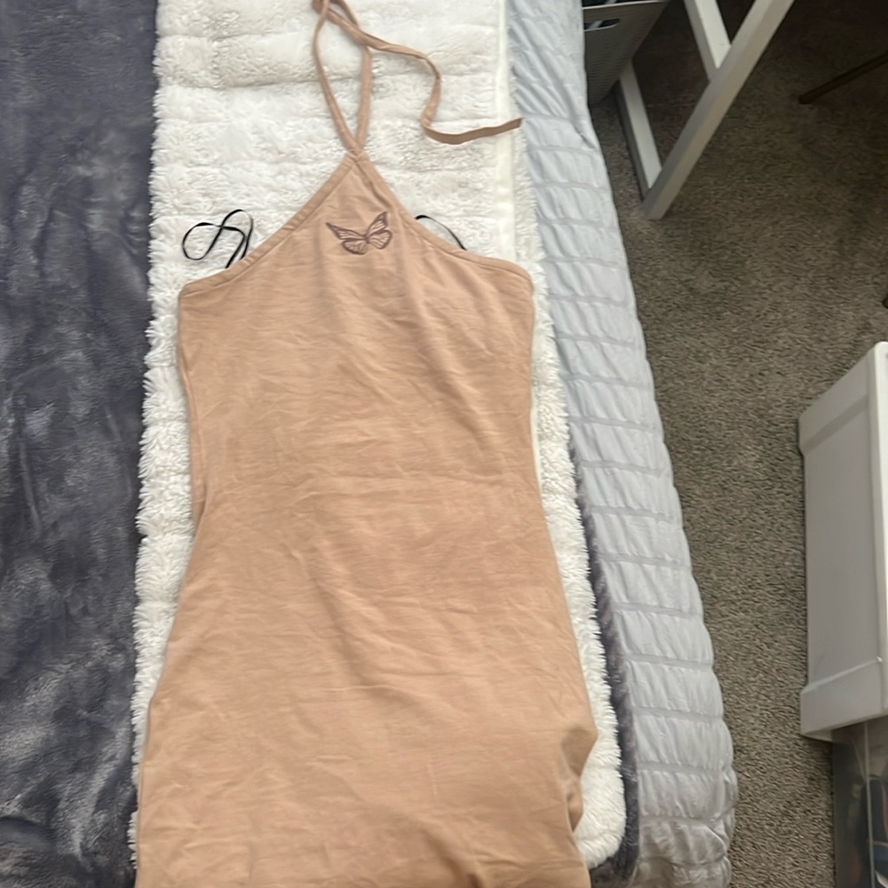 butterfly mini dress